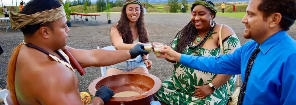 Luau kava drinking ceremony oahu