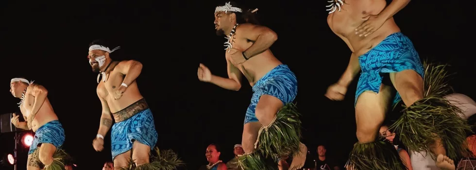 Male hula dancers oahu luau
