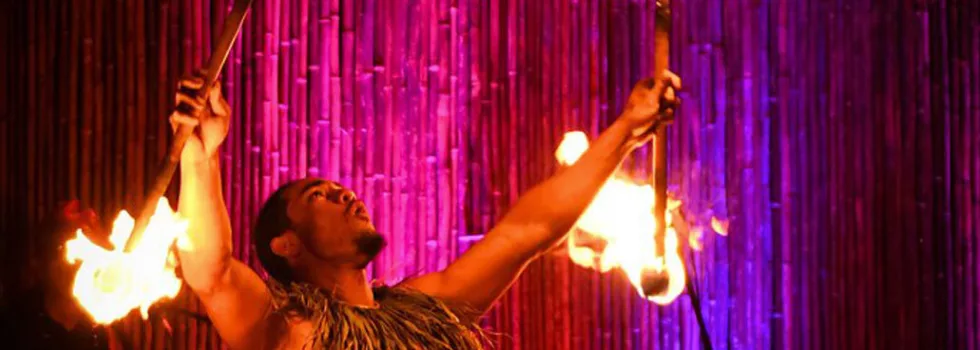 Oahu luau fire dance hawai