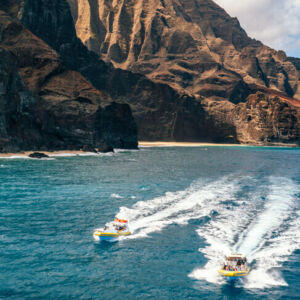 Na Pali Sea Cave Snorkel Raft