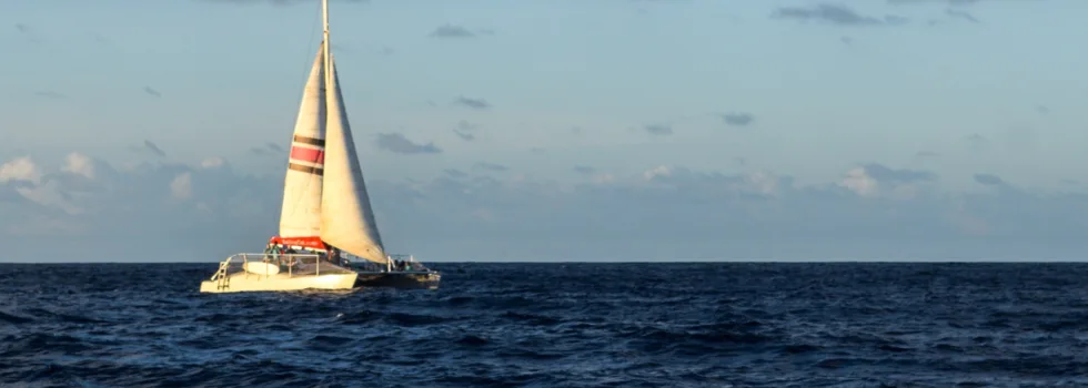 North shore catamaran sunset sailing