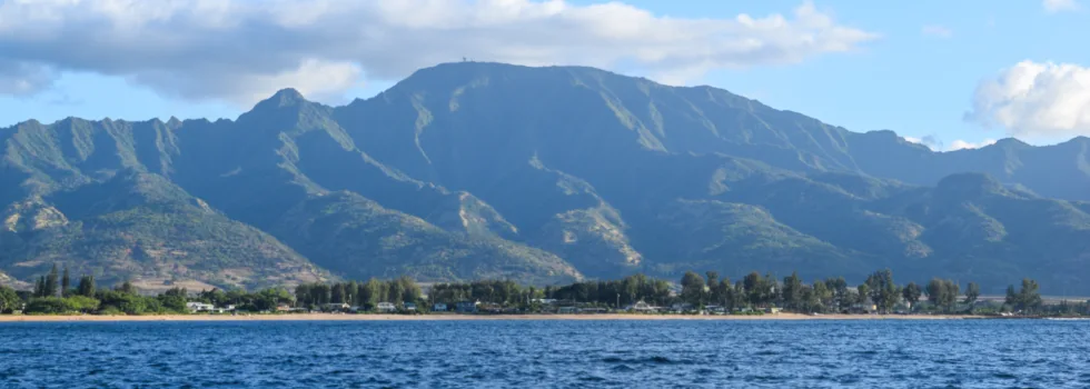Mt kaala view from ocean