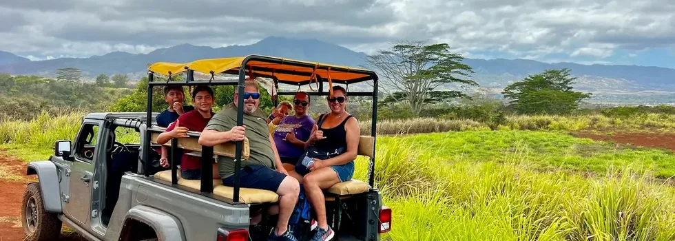 Local owned oahu jeep tour company
