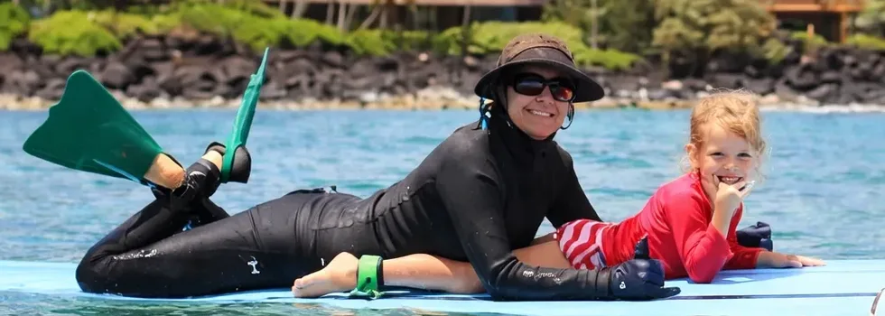 Kids surf lesson chuns reef