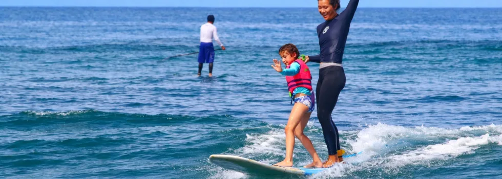 Kids easy surf lesson haleiwa