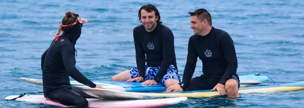 Learning to surf north shore oahu