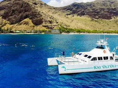 Ko'Olina Snorkel and Dolphin Catamaran: West oahu snorkel catamaran koolina