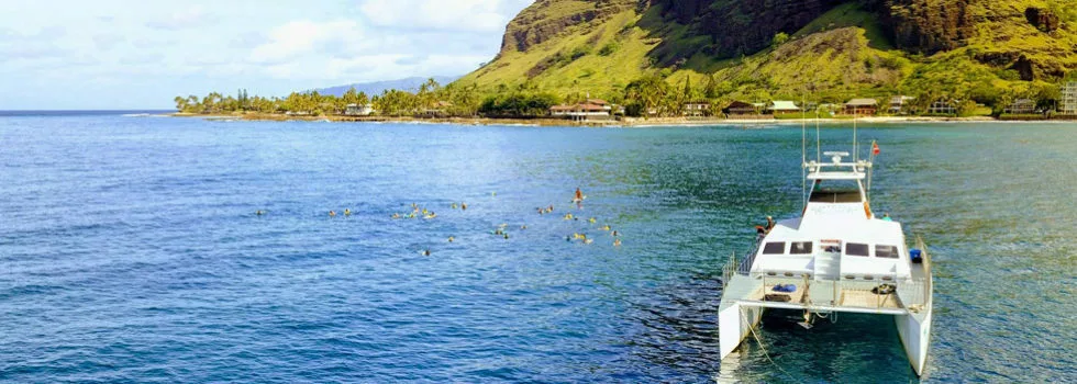 Sunset snorkel cruise oahu