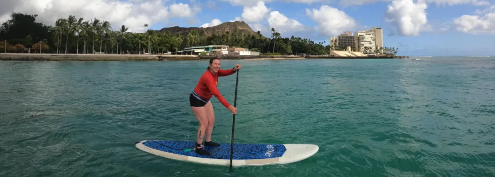 Stand up paddle diamond head waikiki