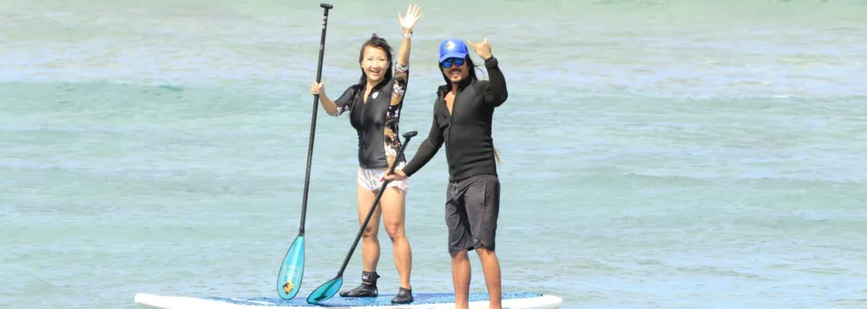 Stand up paddle instructor waikiki
