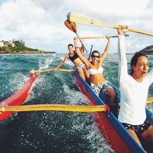 Outrigger Canoe Surfing