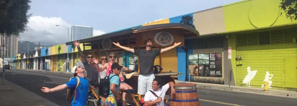 Party bike bar tour kakaako