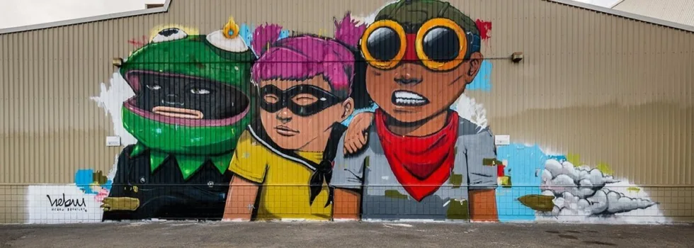 Mural kakaako bar bike