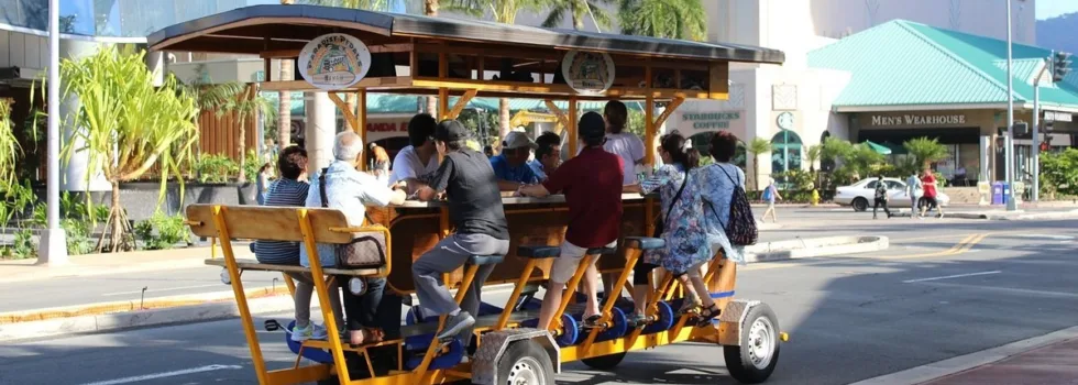Pedal pub honolulu beer tour