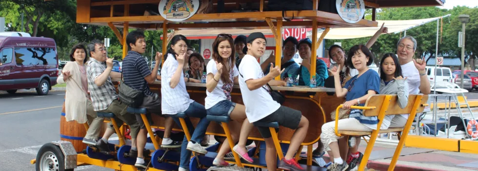 Beer bike tour kakaako