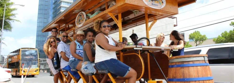 Beer bike honolulu art tour