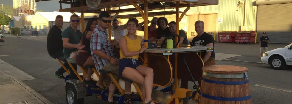 Beer bike in honolulu