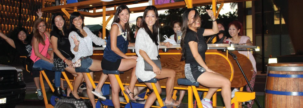 Bar bike hawaii art tour