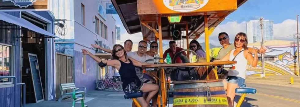 Bar bike tour in kakaako