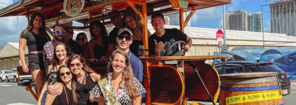 Bar bike art tour hawaii