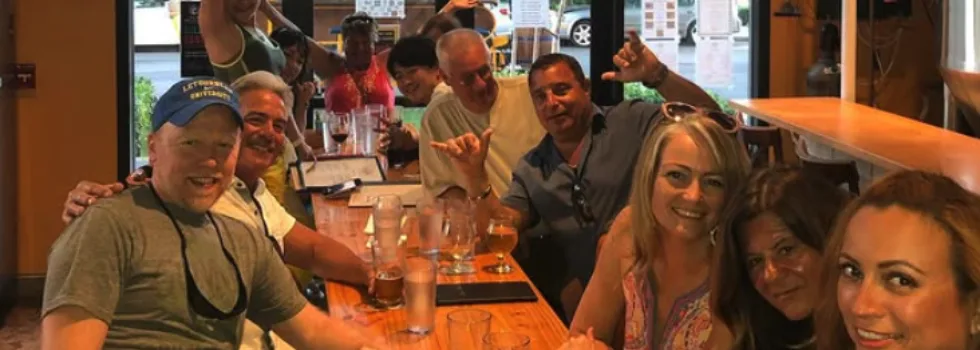 Bar tour art bike stop