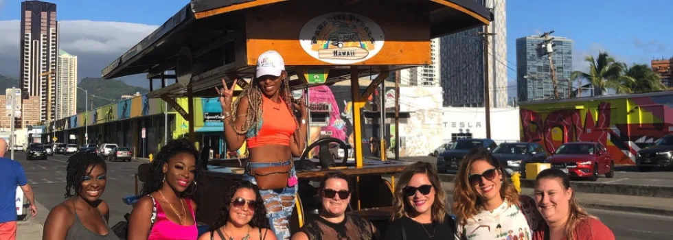 Bar bike group tour hawaii