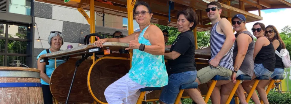 Party bike in honolulu