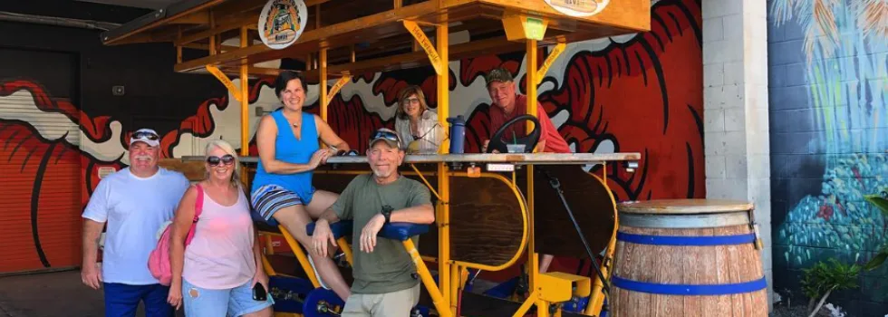 Party bike art tour kakaako