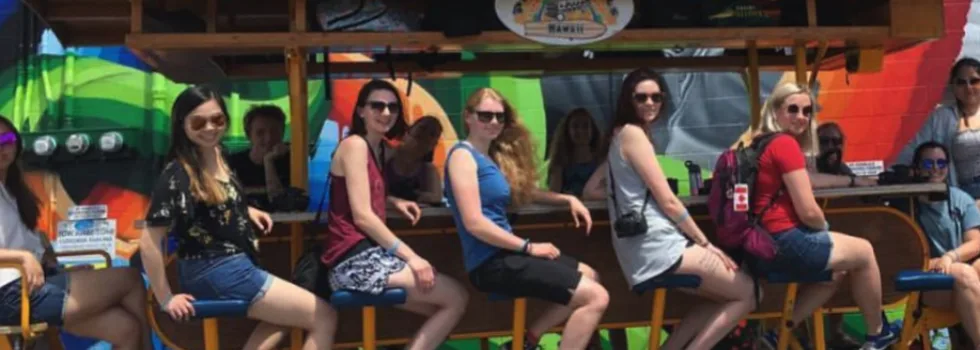 Party bike kakaako mural