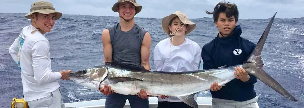 Wahoo fishing oahu