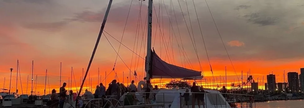 Sunset cruise waikiki oahu