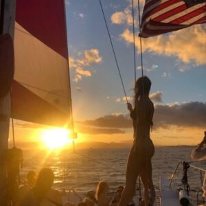 Sunset and Swim Waikiki Catamaran