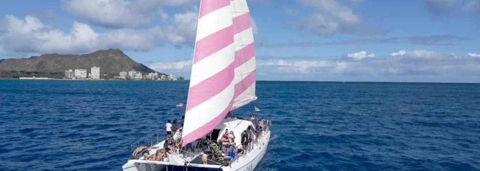 Waikiki catamaran sailing