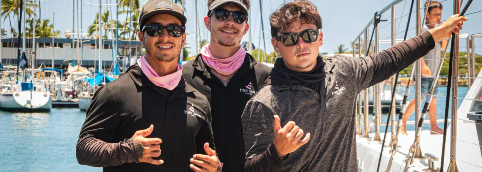 Waikiki catamaran crew