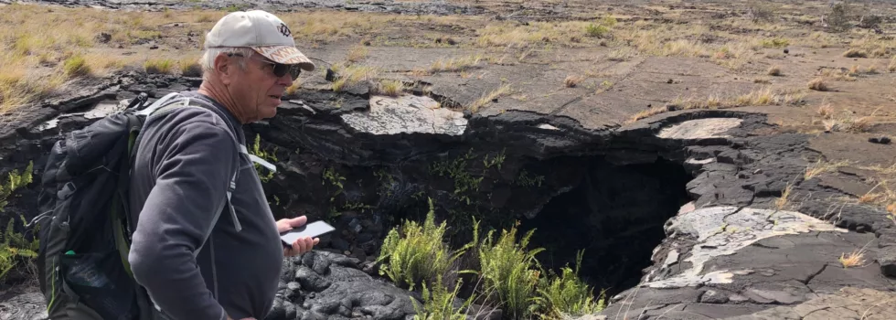 Private tour guide in volcano park