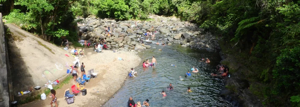 Swim in puerto rico river