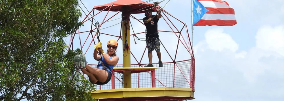 Fun zip line el yunque puerto rico