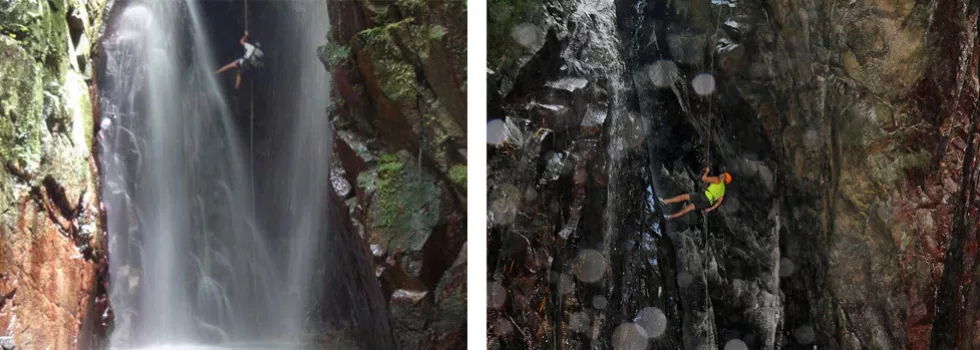 Climbing waterfalls puerto rico