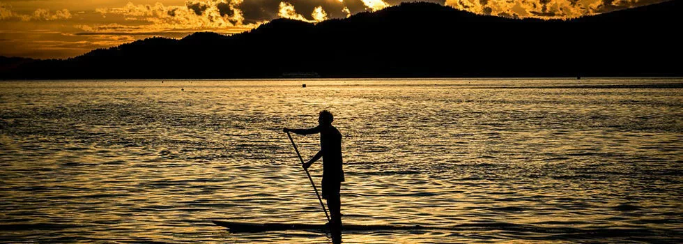 Sup sunset oahu hawaii