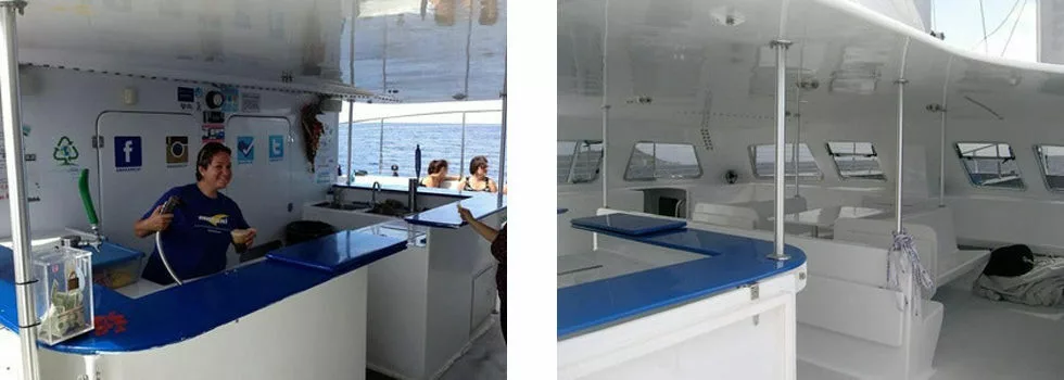 Makani Catamaran Interior