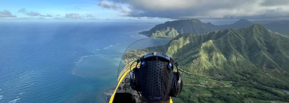 Gyrocopter haleiwa tour over the north shore
