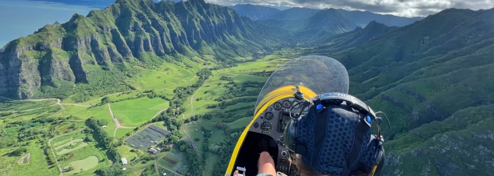 Gyroplane oahu tour over kualoa ranch