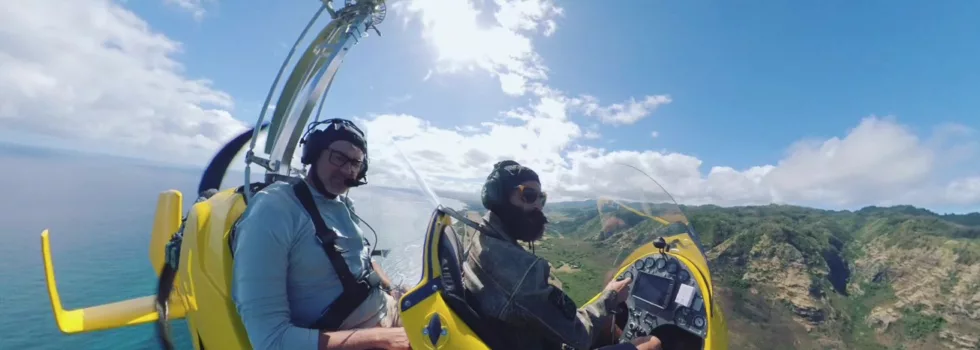 Auto gyro hawaii flight