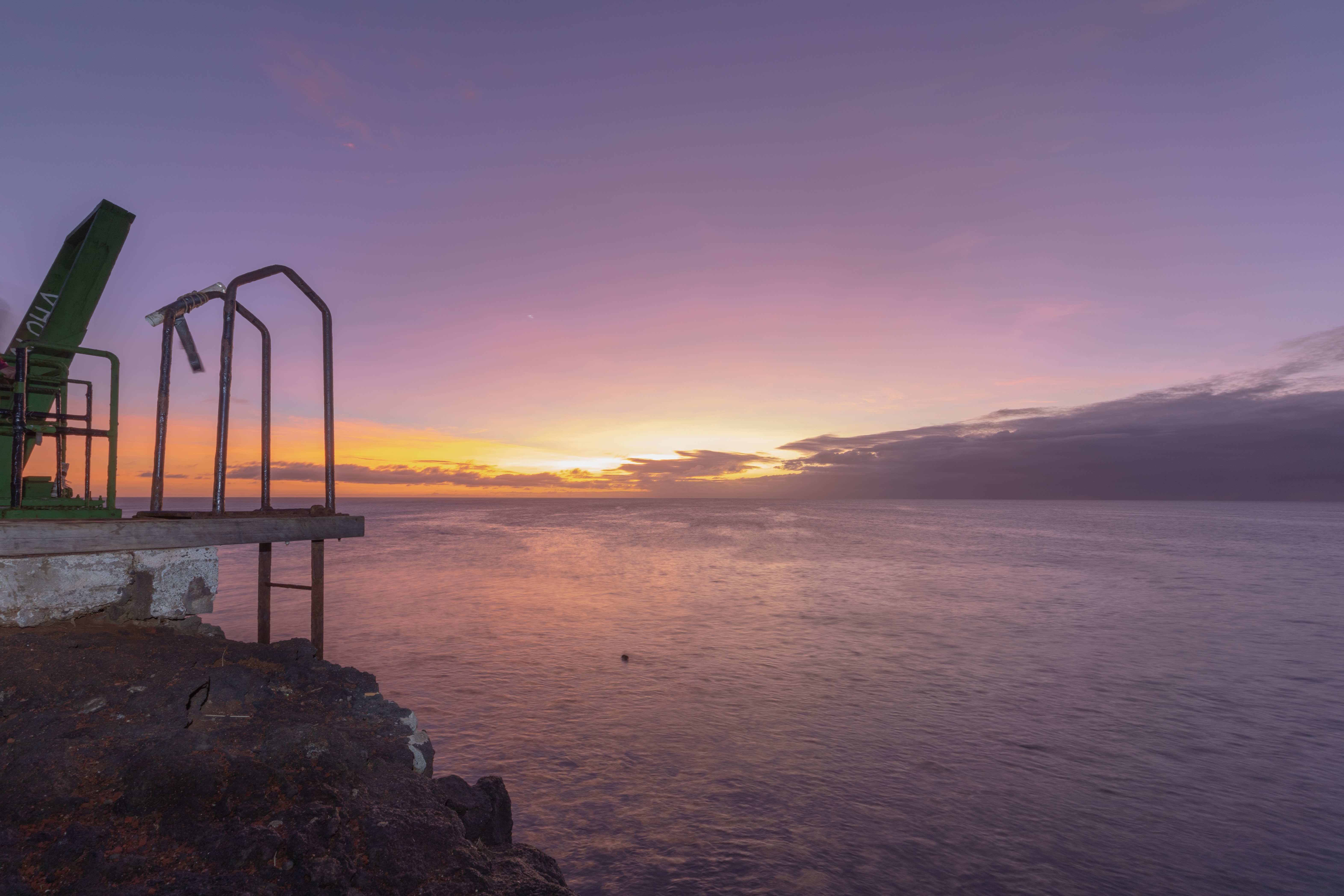 south point hawaii sunset