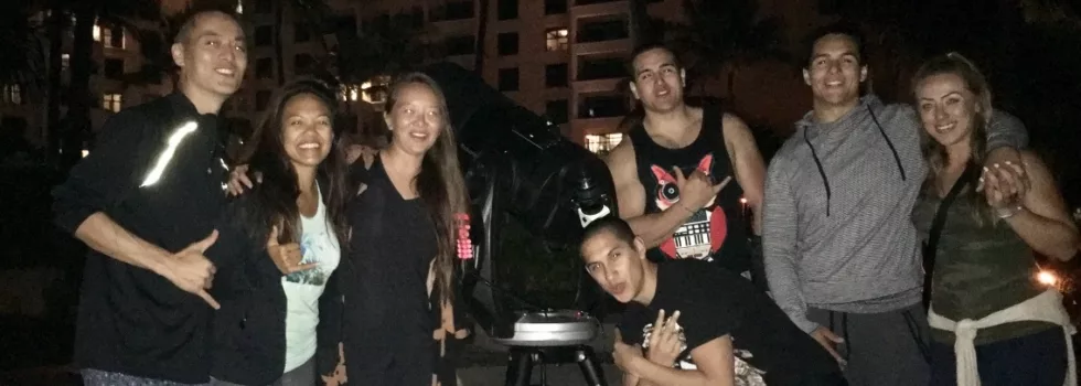 Stargazing customers