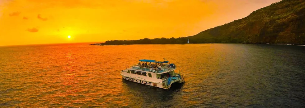 Sunset dinner cruise kona