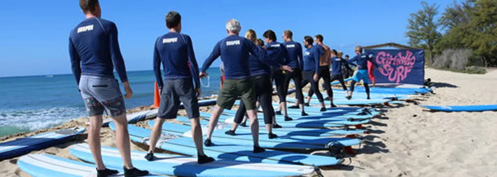 Surf class west oahu hawaii