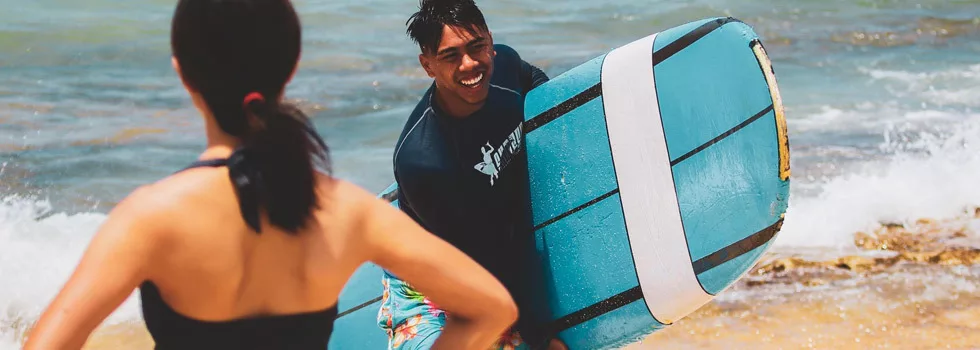 Surf lessons near disney aulani koolina