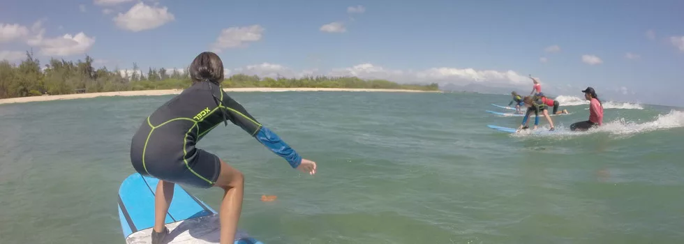 Surf school west oahu