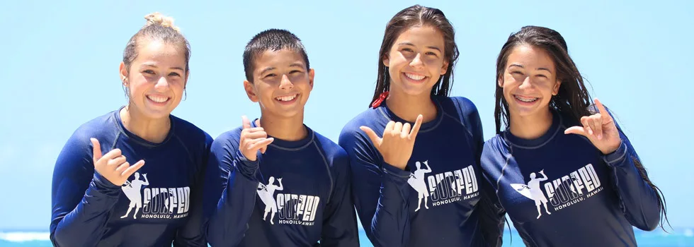 Surfing lessons for kids aulani disney